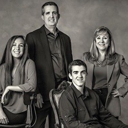 Dr. Jay McCarl and his family