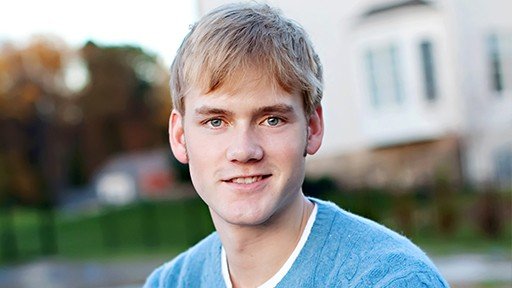 Young man with healthy smile